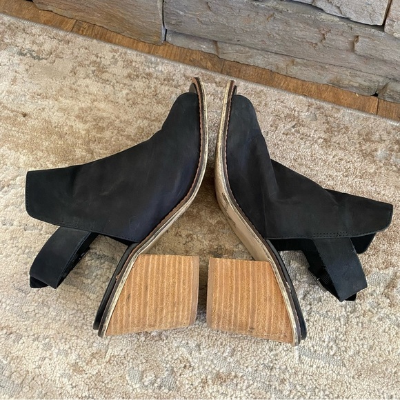 Chinese Laundry Caleb Calvin Black Shooties Open Toe Sandals Block Heel: 7 - Picture 6 of 10